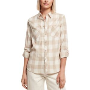 Urban Classics Ladies - TURNUP FLANELL Holzfäller Hemd
