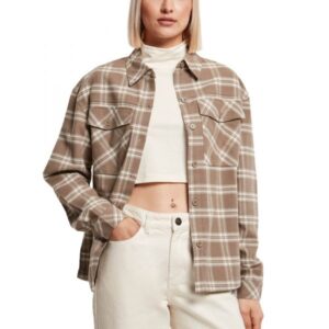 Urban Classics Ladies - FLANELL Oversized Hemd Shirt