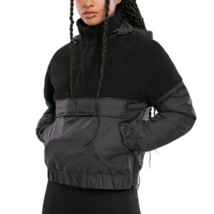 Urban Classics Ladies - Sherpa Mix Pull Over Jacke