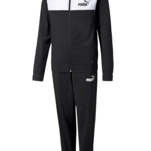 Puma Poly Suit cl B Kinder Unisex Trainingsanzug Sportanzug 589371 01 Schwarz