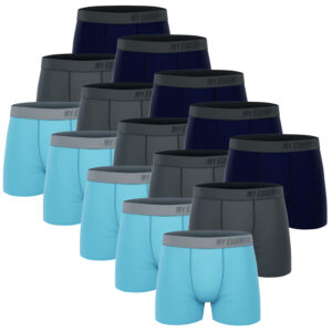 15 er Pack My Essential Clothing Basic Boxershorts Cotton Bio Herren Shorts Unte...