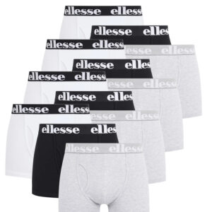 Ellesse Boxershorts Fashion Boxer Herren Trunk Shorts Unterwäsche 12er Pack