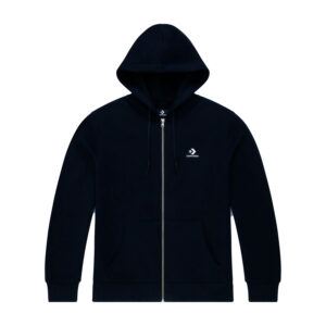 Converse Herren Embroidered Star Chevron Hoodie Sweatjacke 10019922 Blau