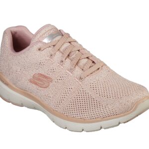Skechers Sport Womens FLEX APPEAL 3.0 METAL WORKS Sneakers Women Pink