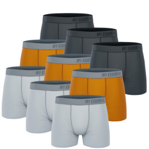 9 er Pack My Essential Clothing Basic Boxershorts Cotton Bio Herren Shorts Unter...