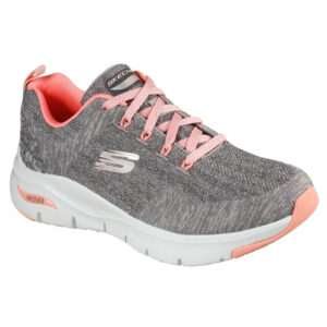 Skechers SPORT WOMENS ARCH FIT COMFY WAVE Sneakers Damen 149414/GYPK grau/pink