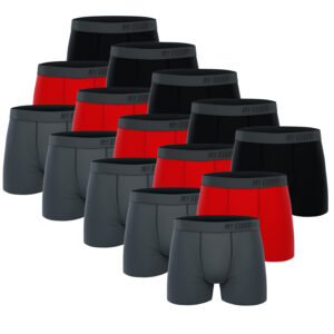 15 er Pack My Essential Clothing Basic Boxershorts Cotton Bio Herren Shorts Unte...