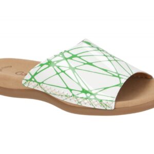 Gabor 63.705.02 wei? - bequeme Pantolette f?r Damen