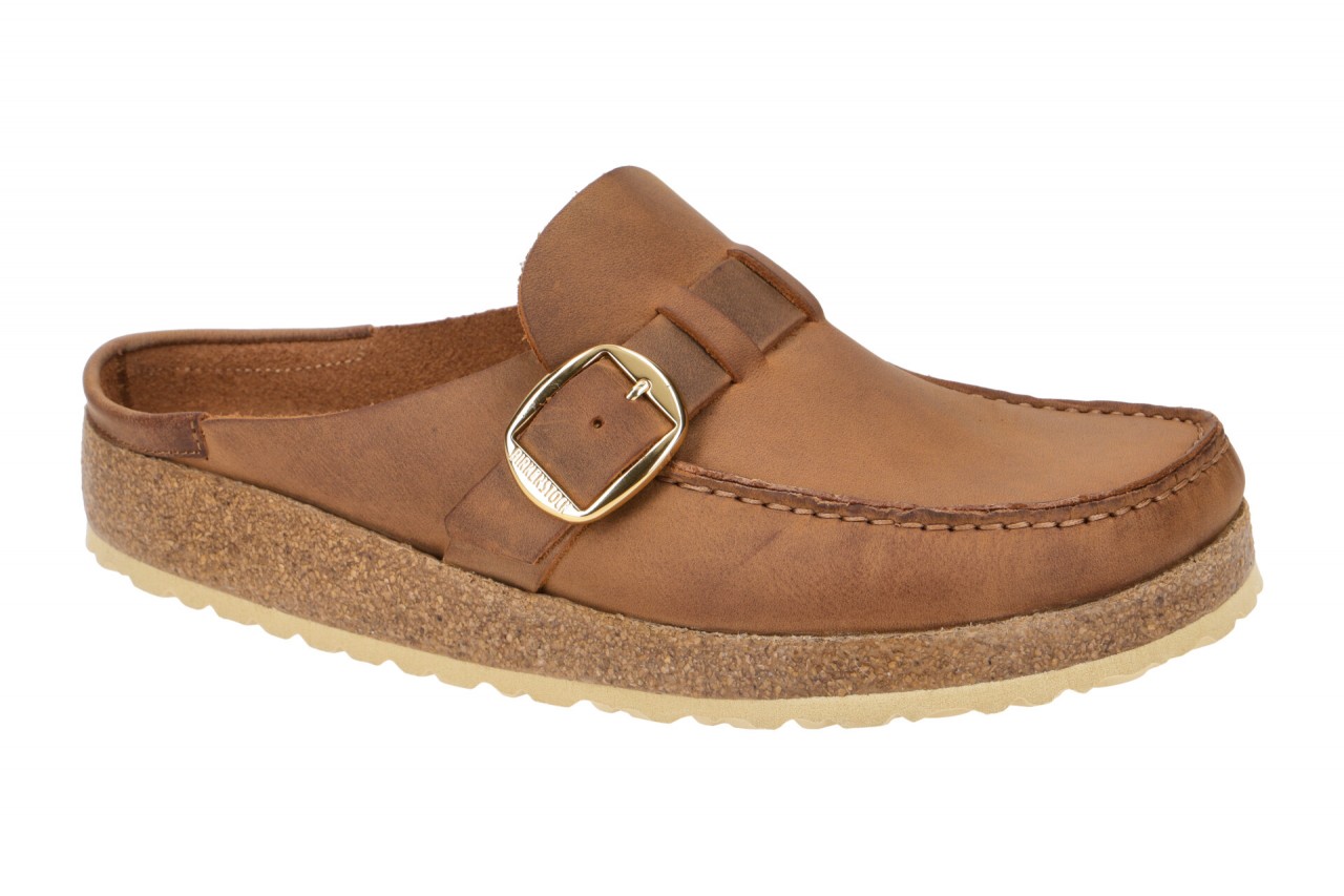 Birkenstock BUCKLEY 1024017 hell-braun - bequeme Pantolette f?r Damen 1 Birkenstock BUCKLEY 1024017 hell-braun - bequeme Pantolette f?r Damen