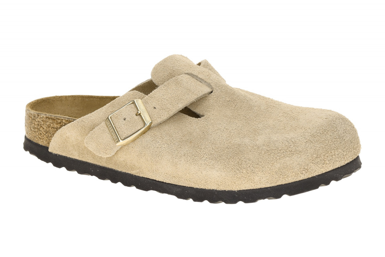 Birkenstock BOSTON BS 1030883 beige - bequeme Pantolette f?r Damen 1 Birkenstock BOSTON BS 1030883 beige - bequeme Pantolette f?r Damen