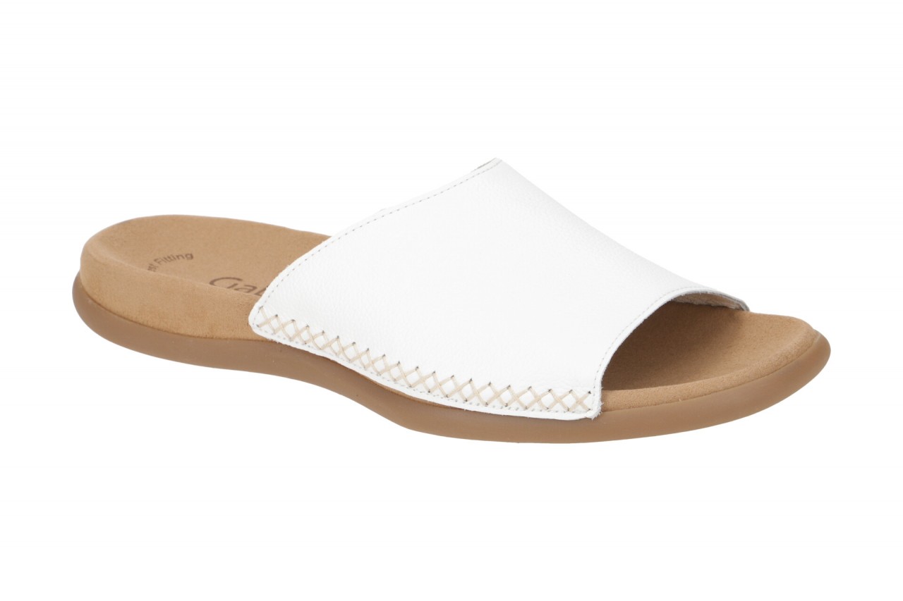 Gabor 03.705.21 wei? - bequeme Pantolette f?r Damen 1 Gabor 03.705.21 wei? - bequeme Pantolette f?r Damen