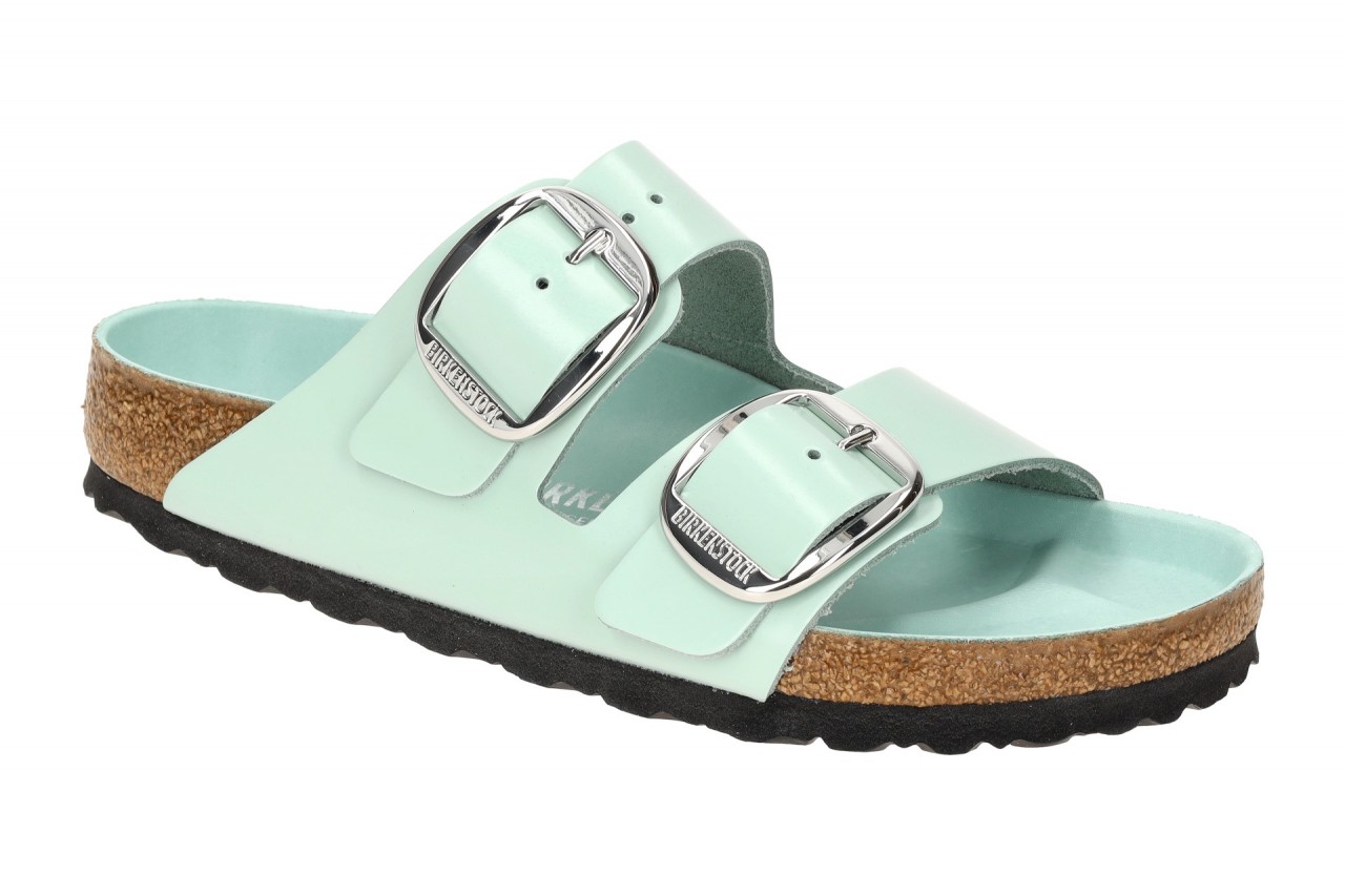 Birkenstock ARIZONA BIG BUCKLE 1026489 hell-gr?n - Pantolette f?r Damen 1 Birkenstock ARIZONA BIG BUCKLE 1026489 hell-gr?n - Pantolette f?r Damen