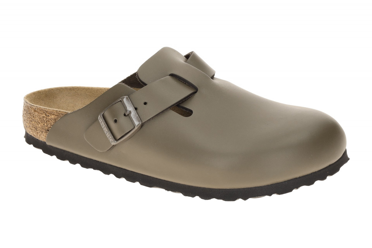 Birkenstock BOSTON BS 1029156 grau - bequeme Pantolette f?r Damen 1 Birkenstock BOSTON BS 1029156 grau - bequeme Pantolette f?r Damen