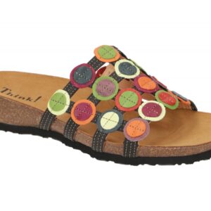 Think JULIA 3-000247-0000 schwarz - bequeme Pantolette f?r Damen