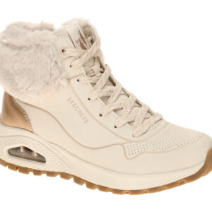 Skechers UNO 167993 NTGD beige - Mid Cut Sneakers f?r Damen