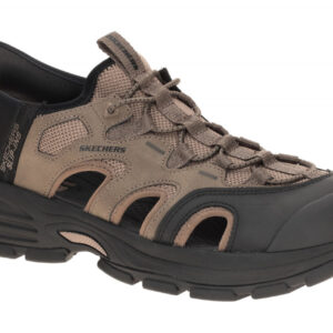 Skechers FAIRPORT 205475 DKTP braun - Trekkingsandale f?r Herren