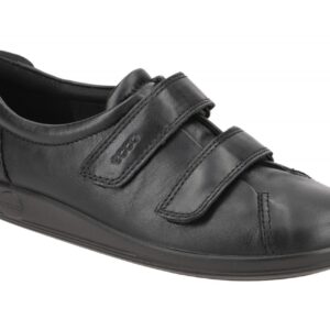 Ecco SOFT 2.0 20651356723 schwarz - bequeme Slipper f?r Damen