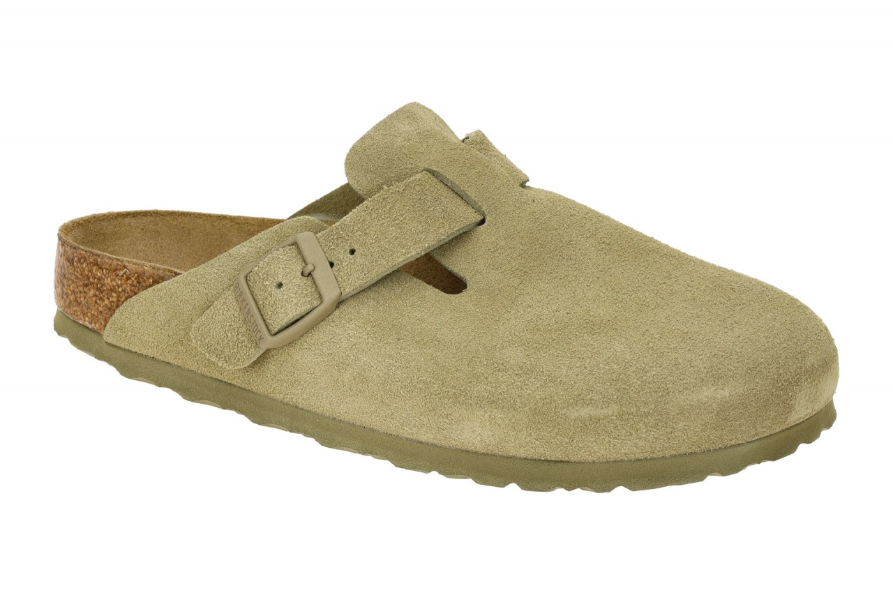 Birkenstock BOSTON BS 1025844 gr?n - bequeme Pantolette f?r Damen 1 Birkenstock BOSTON BS 1025844 gr?n - bequeme Pantolette f?r Damen