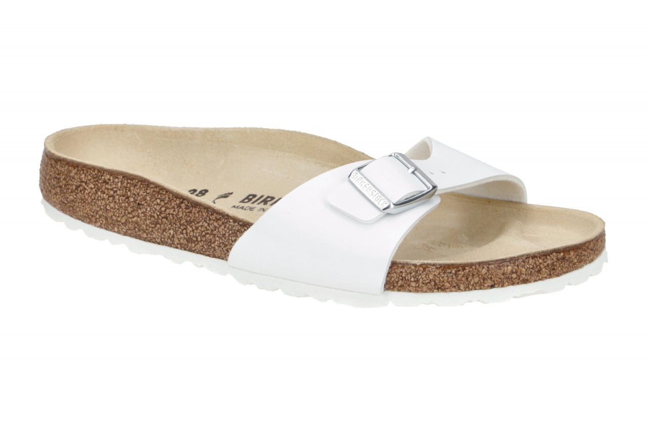 Birkenstock MADRID BS 40733 wei? - Pantolette f?r Damen 1 Birkenstock MADRID BS 40733 wei? - Pantolette f?r Damen