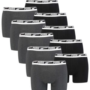 Puma Herren Boxer Boxershorts Men Unterhose Multi Logo Pant Unterwäsche 10er Pac...