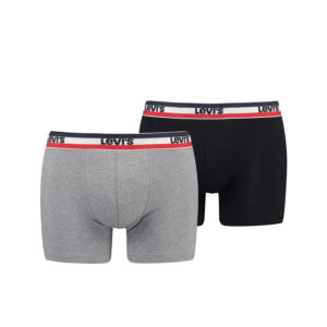 Levi's Sportswear Logo Herren Boxershorts Unterwäsche aus Bio-Baumwolle im 2er P...