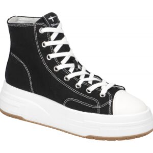 Tamaris Plateau Boots schwarz wei? Vegan 25216