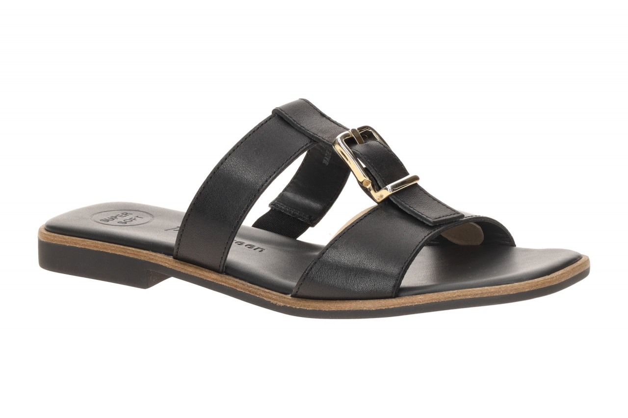 Paul Green 6188-009 schwarz - elegante Pantolette f?r Damen 1 Paul Green 6188-009 schwarz - elegante Pantolette f?r Damen