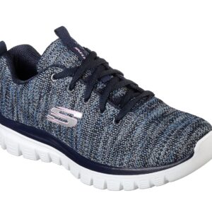 Skechers Sport Damen GRACEFUL TWISTED FORTUNE Sneakers Women Blau