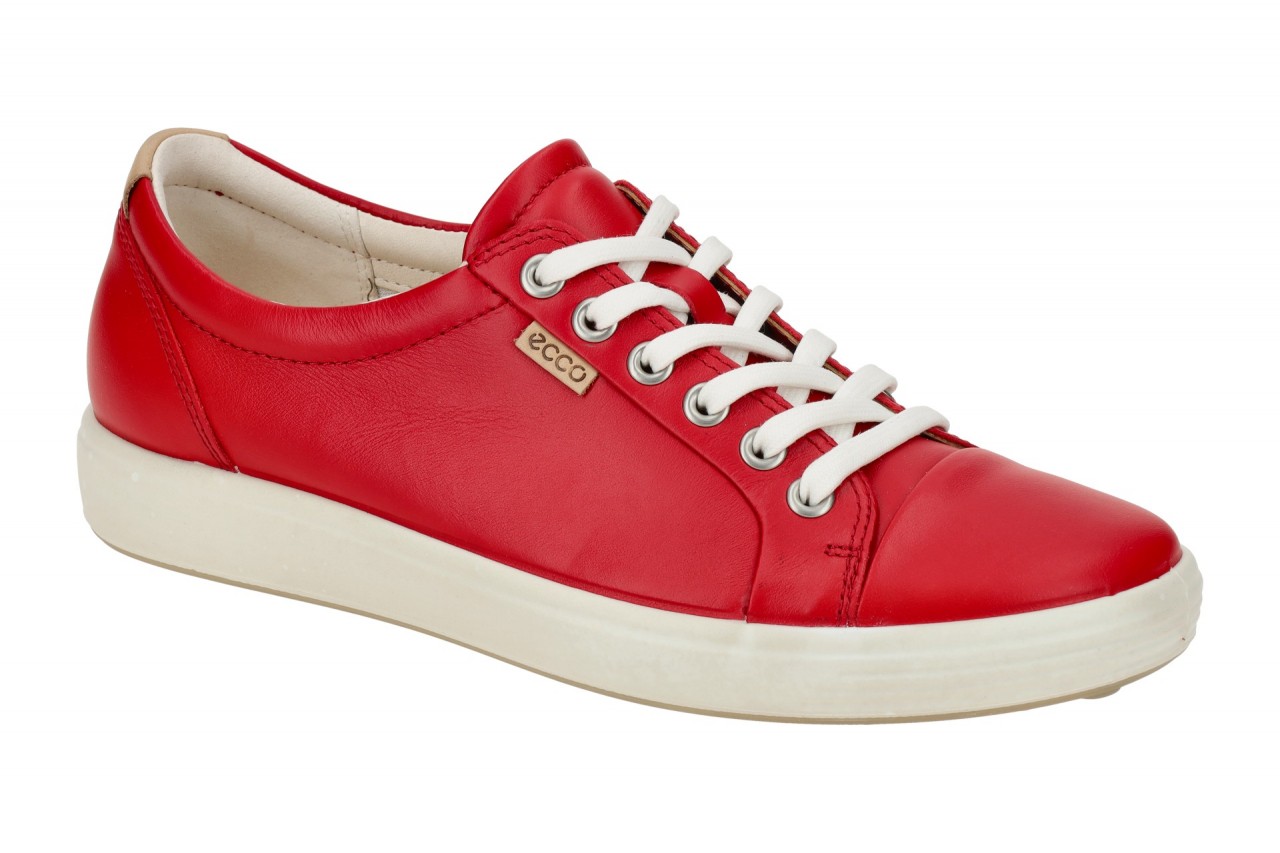 Ecco SOFT 7 LADIES 43000301466 rot - sportliche Halbschuhe f?r Damen 1 Ecco SOFT 7 LADIES 43000301466 rot - sportliche Halbschuhe f?r Damen