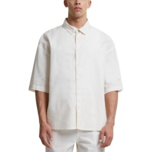 Urban Classics - Boxy Cotton Leinen Oversized Hemd
