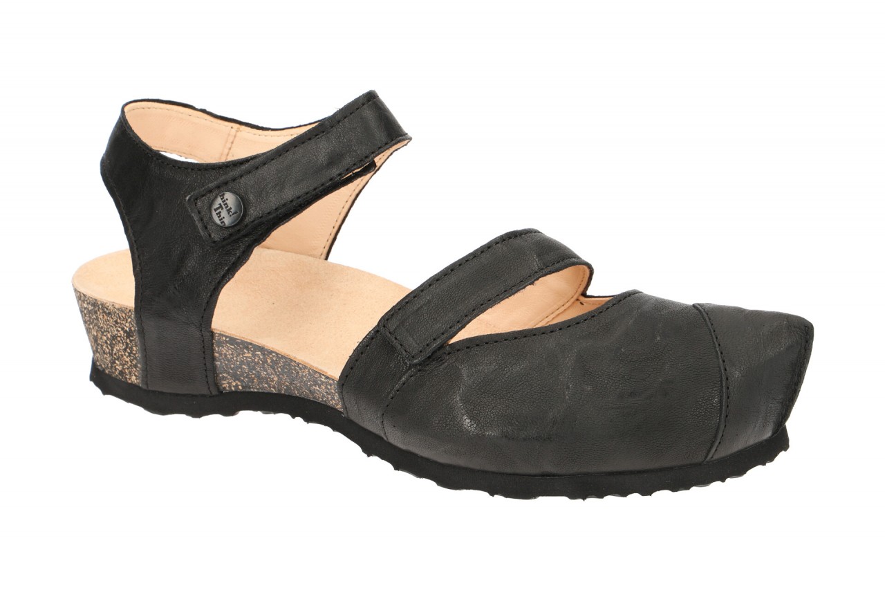 Think KESSY 3-000393-0000 schwarz - Riemchen Sandale f?r Damen 1 Think KESSY 3-000393-0000 schwarz - Riemchen Sandale f?r Damen