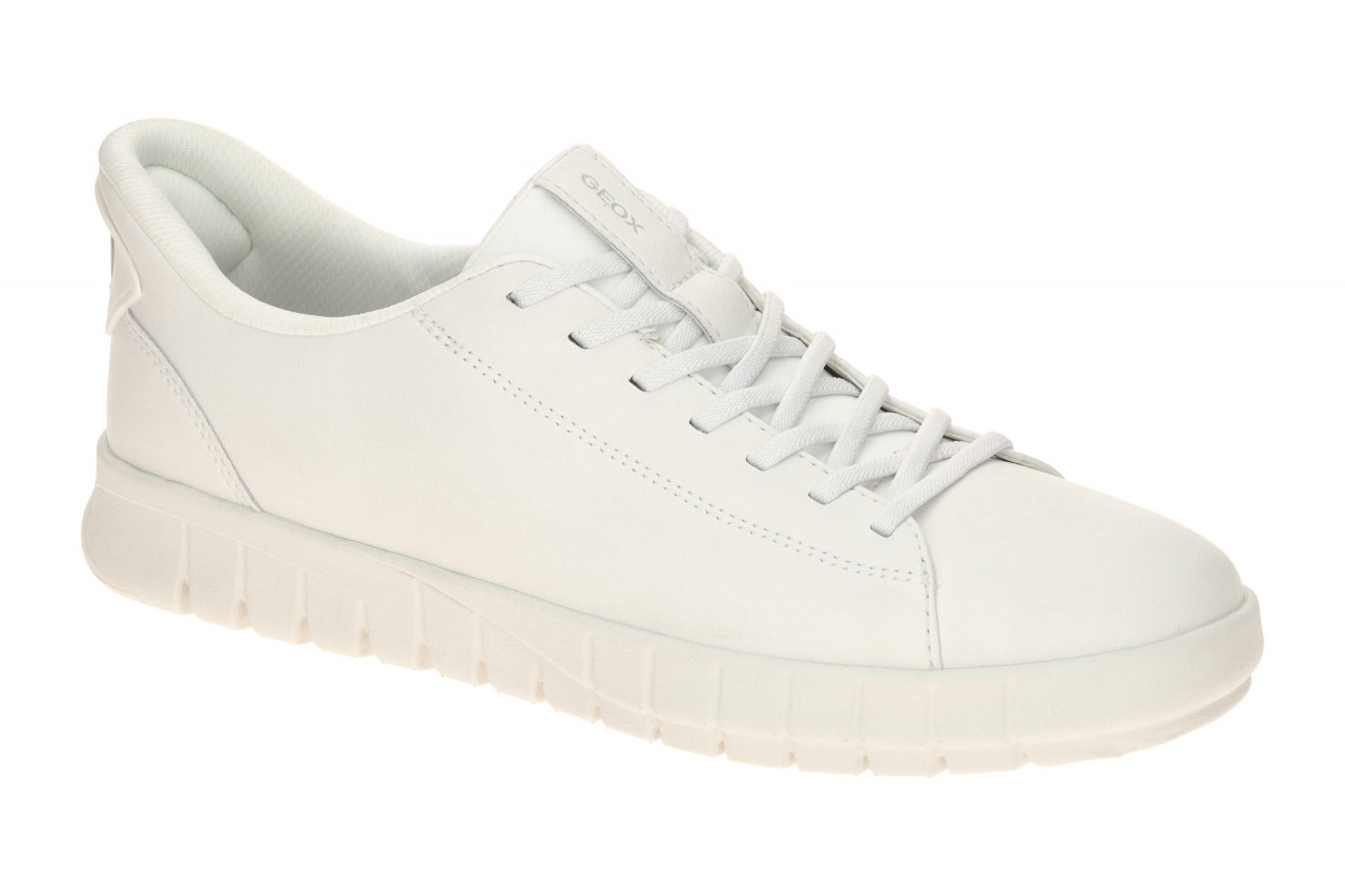 Geox FLEXTRIDE PLUS U56MAA 0009BC1000 wei? - sportliche Slipper f?r Herren 1 Geox FLEXTRIDE PLUS U56MAA 0009BC1000 wei? - sportliche Slipper f?r Herren
