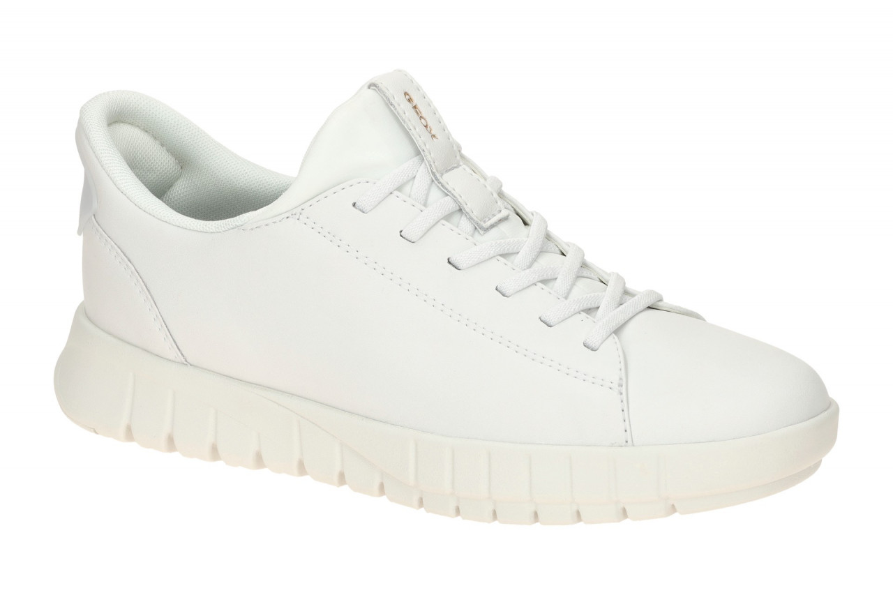 Geox FLEXTRIDE PLUS D657SC 09B15C1000 wei? - sportliche Slipper f?r Damen 1 Geox FLEXTRIDE PLUS D657SC 09B15C1000 wei? - sportliche Slipper f?r Damen