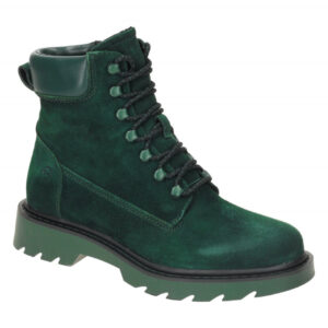 Tamaris Lace Up Boots Stiefel gr?n Leder 1-25909-41