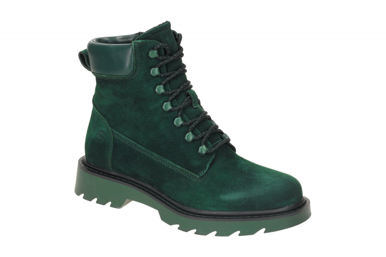 Tamaris Lace Up Boots Stiefel gr?n Leder 1-25909-41 1 Tamaris Lace Up Boots Stiefel gr?n Leder 1-25909-41