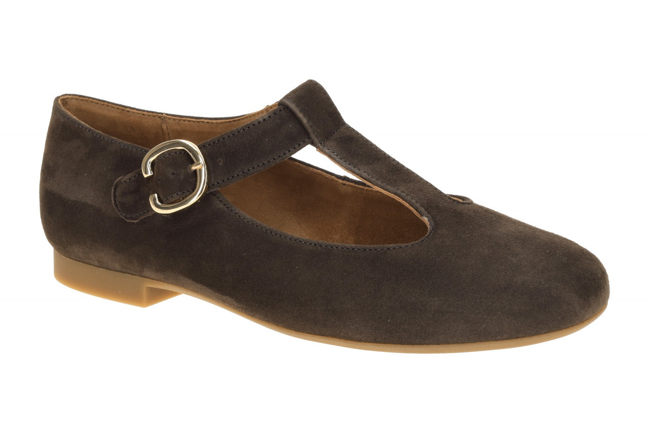Paul Green 1203-039 dunkel-braun - Mary-Jane Ballerina 1 Paul Green 1203-039 dunkel-braun - Mary-Jane Ballerina