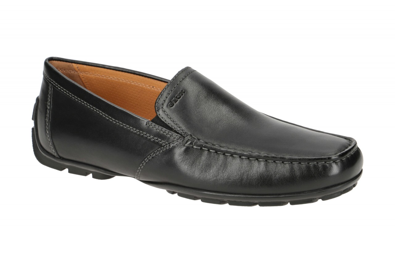 Geox Respira Moner V Slipper in schwarz Mokassin 1 Geox Respira Moner V Slipper in schwarz Mokassin
