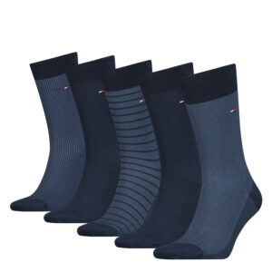5 Paar Tommy Hilfiger Herren TH Men Giftbox BIRDEY 5P Gr. 39 - 46 Business Socke...
