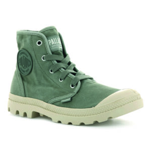 PALLADIUM Damen US Pampa Hi Boots Stiefelette 92352 grün