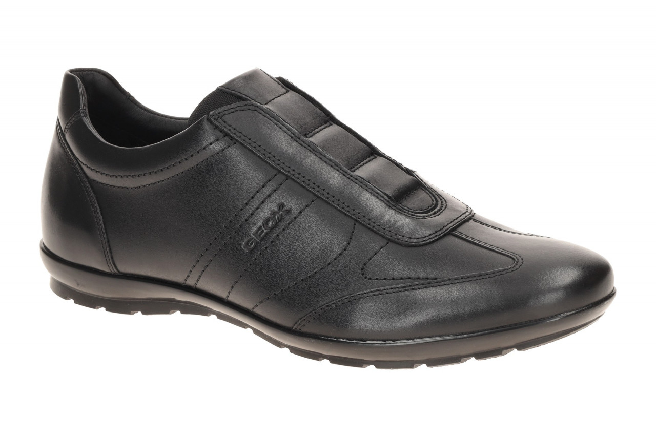Geox SYMBOL U74A5C 00043C9999 schwarz - elegante Slipper f?r Herren 1 Geox SYMBOL U74A5C 00043C9999 schwarz - elegante Slipper f?r Herren