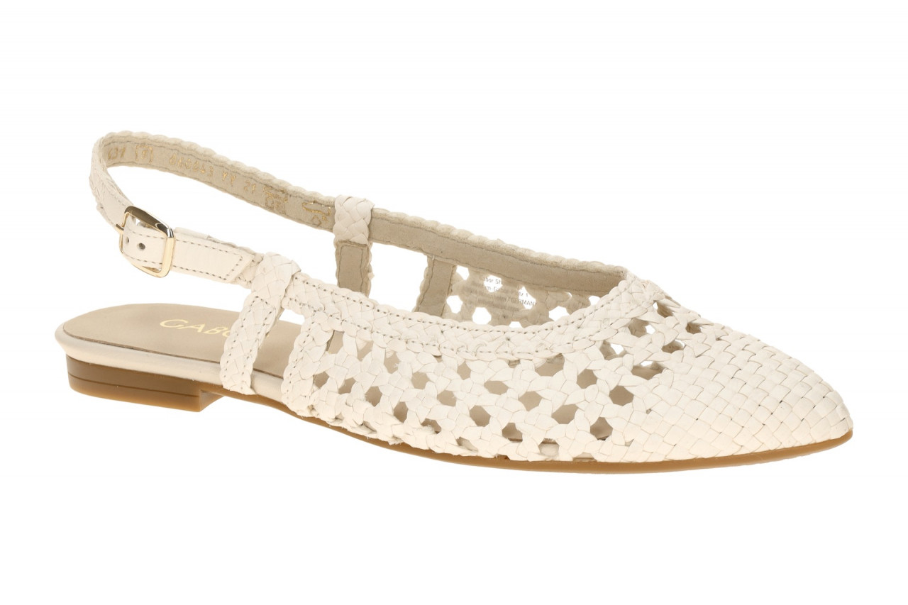 Gabor 81.631.21 wei? - Sling Pumps f?r Damen 1 Gabor 81.631.21 wei? - Sling Pumps f?r Damen