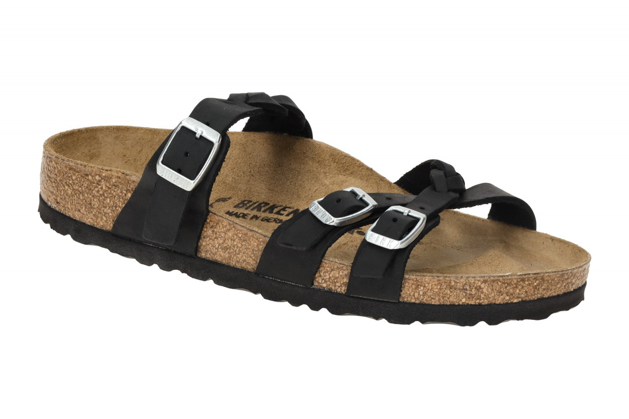 Birkenstock FRANCA BRAIDED 1026334 schwarz - Pantolette f?r Damen 1 Birkenstock FRANCA BRAIDED 1026334 schwarz - Pantolette f?r Damen
