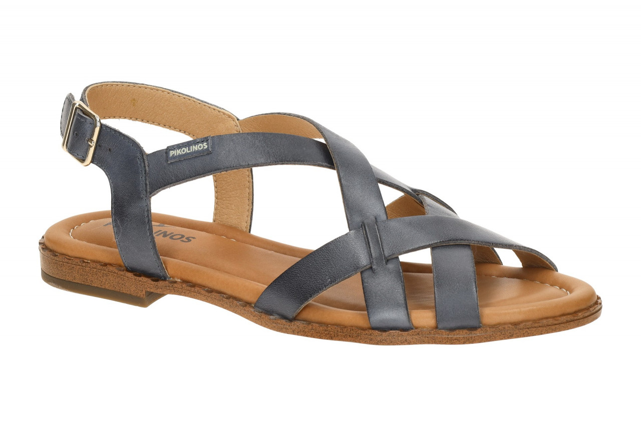 Pikolinos ALGAR W0X-0556ST pacific blau - Riemchen Sandale f?r Damen 1 Pikolinos ALGAR W0X-0556ST pacific blau - Riemchen Sandale f?r Damen