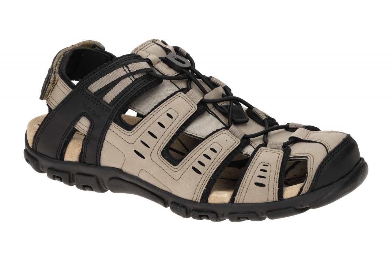 Geox S.STRADA C U4524C000EKC6738 taupe - Trekkingsandale f?r Herren 1 Geox S.STRADA C U4524C000EKC6738 taupe - Trekkingsandale f?r Herren