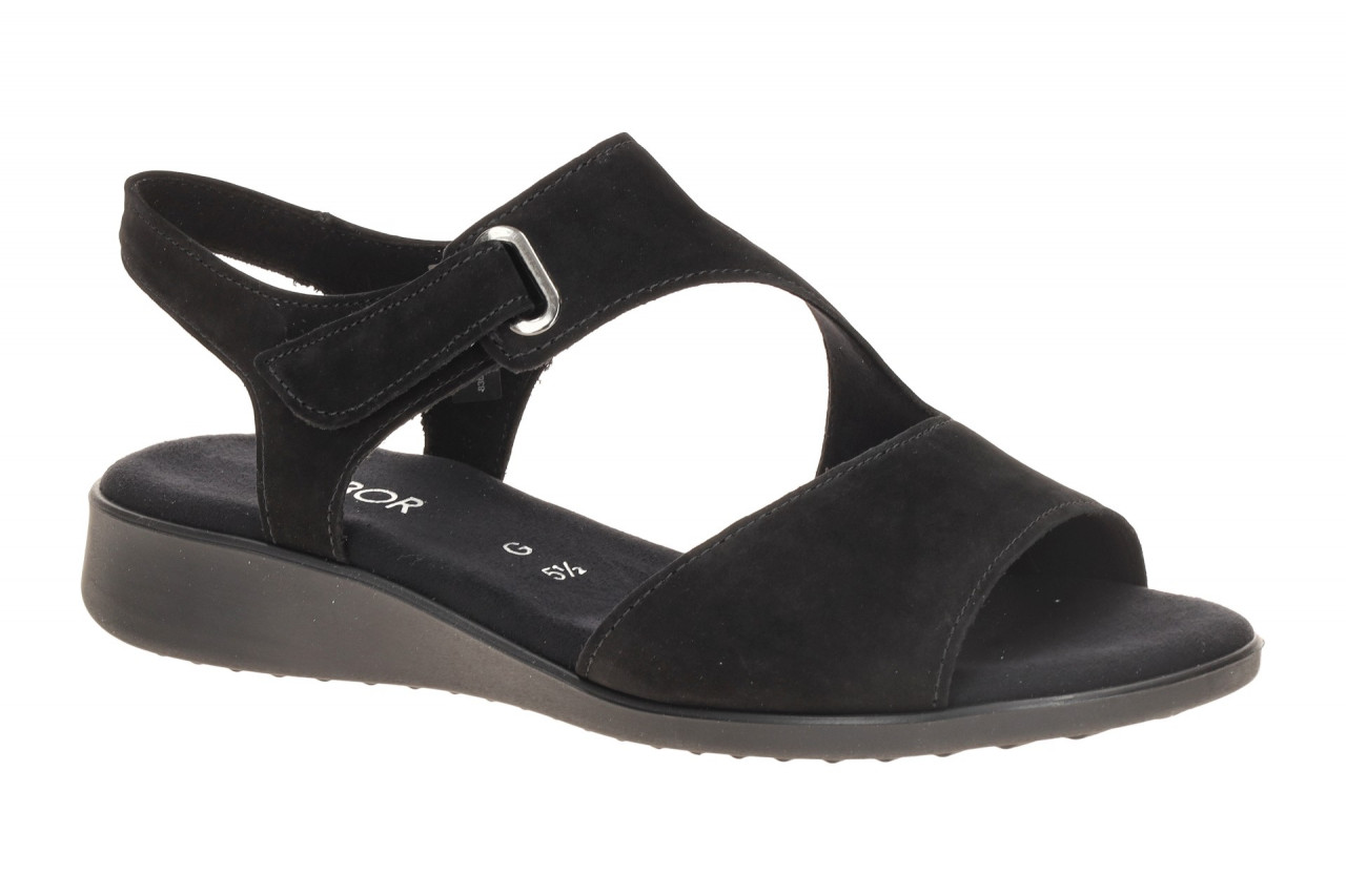 Gabor 82.803.47 schwarz - Riemchen Sandale f?r Damen 1 Gabor 82.803.47 schwarz - Riemchen Sandale f?r Damen