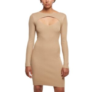Urban Classics Ladies - CUT OUT Mini Strick Abend Kleid