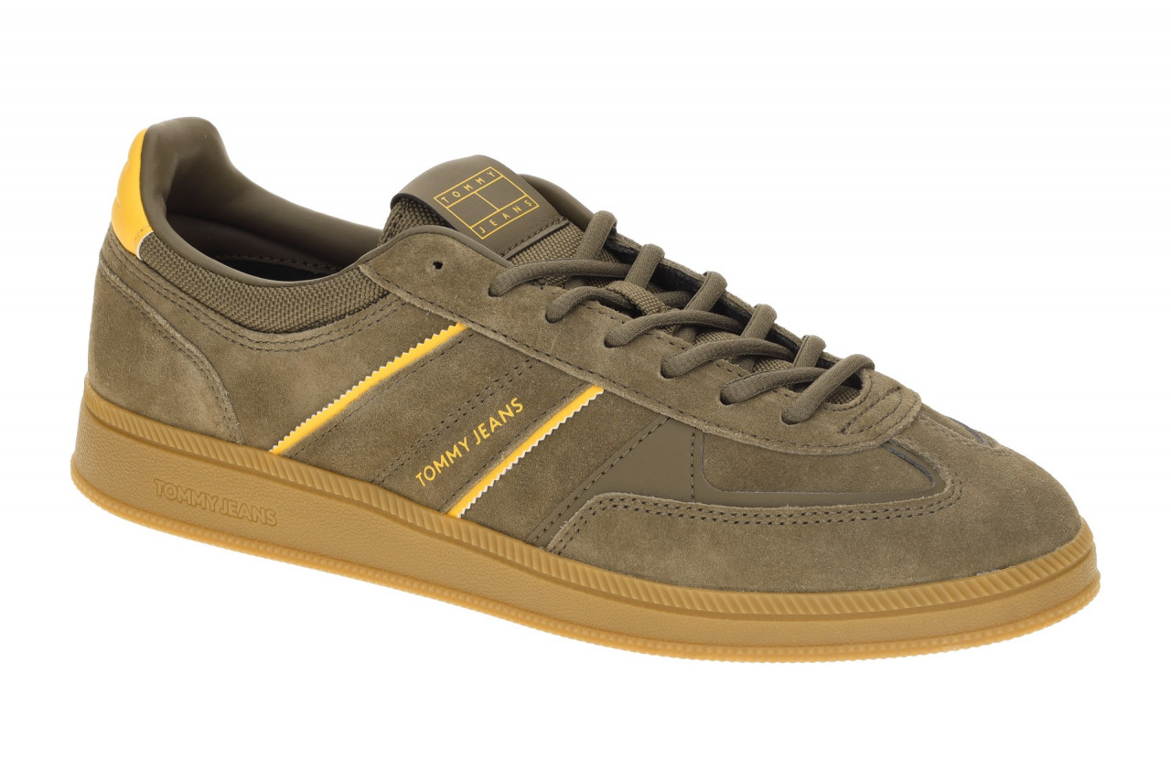 Tommy Hilfiger THE GREENWICH EDGE SUEDE EM01609 RBM olive - Sneakers f?r Herren 1 Tommy Hilfiger THE GREENWICH EDGE SUEDE EM01609 RBM olive - Sneakers f?r Herren