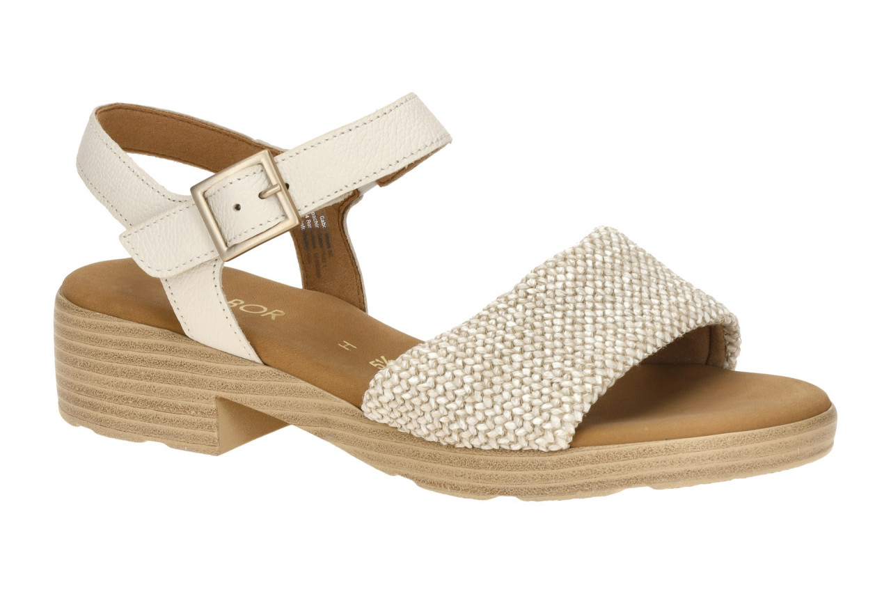 Gabor 82.814.61 wei? - Sandalette f?r Damen 1 Gabor 82.814.61 wei? - Sandalette f?r Damen