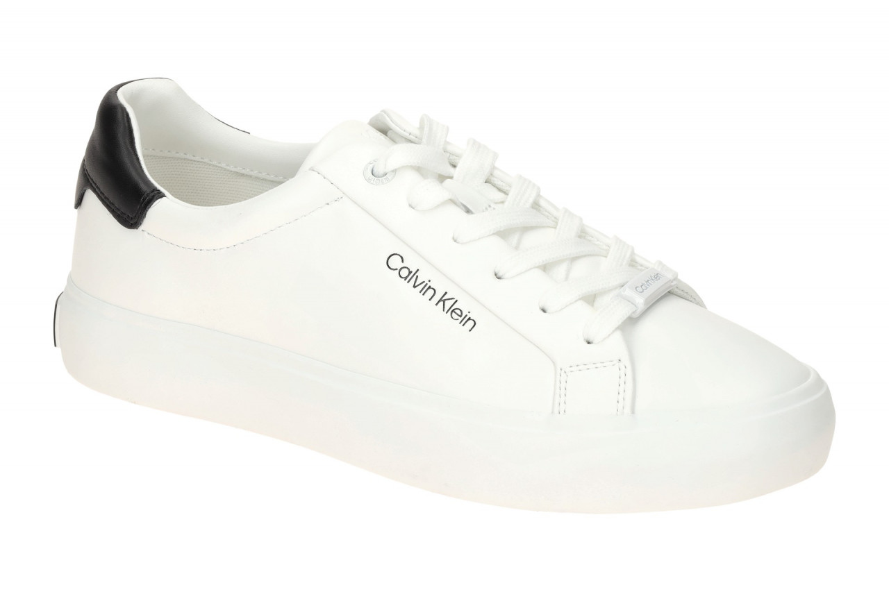 Calvin Klein VULC LACE UP HW01681 0K4 wei? - sportliche Halbschuhe f?r Damen 1 Calvin Klein VULC LACE UP HW01681 0K4 wei? - sportliche Halbschuhe f?r Damen