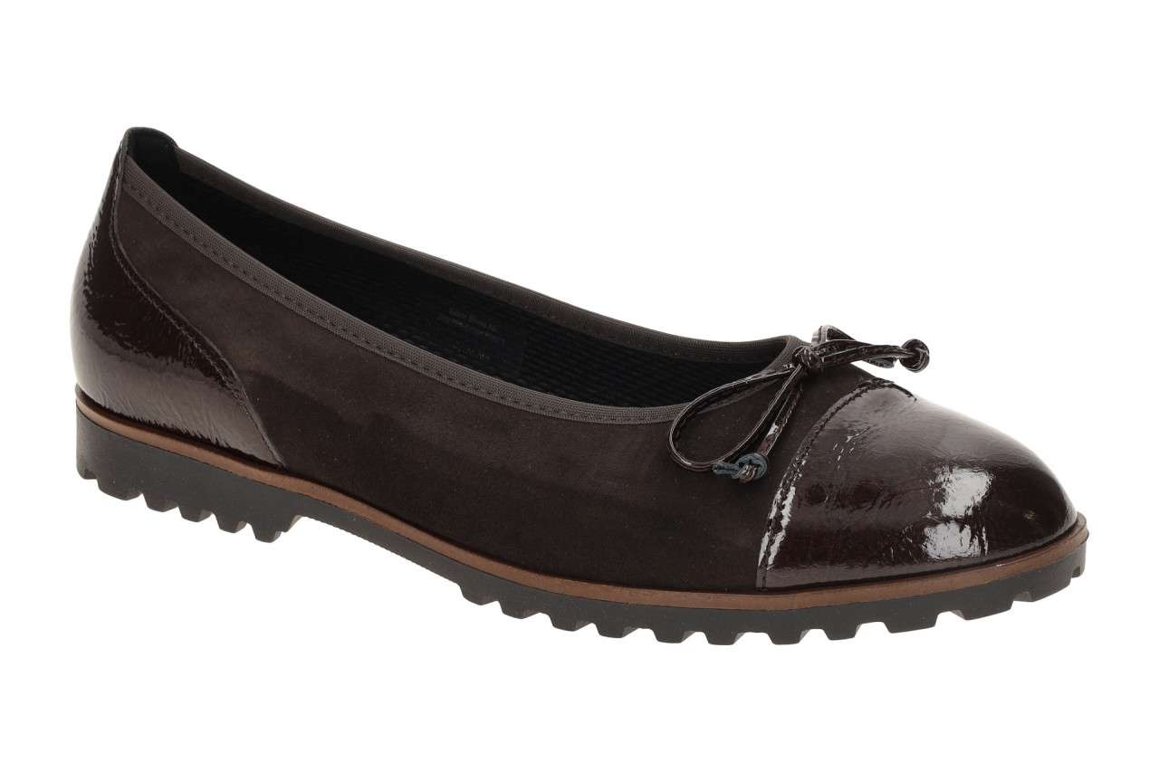 Gabor 74.100.18 dunkel-braun - Ballerina - Halbschuhe - Slipper f?r Damen 1 Gabor 74.100.18 dunkel-braun - Ballerina - Halbschuhe - Slipper f?r Damen
